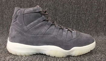 jordan 11 grey suede