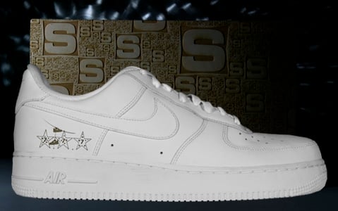 Limited to only 50-55 numbered Air Force Ones, they are selling for $150 but 
