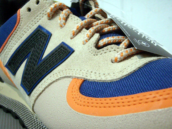 New Balance 574 - Blue/Orange/Beige New Balance 574 - Blue/Orange/Beige