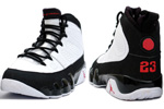 Air Jordan IX (9) White / True Red-Black Countdown Pack