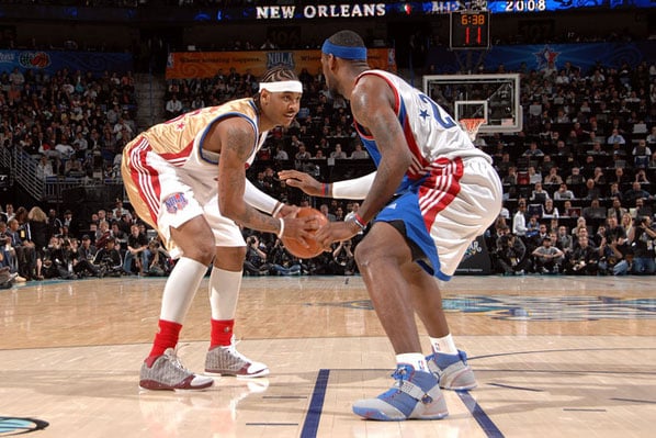 All Star Weekend Melo vs Bron