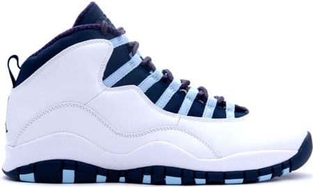 Air Jordan 10 (X) Retro Ice Blues White 
