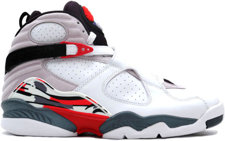 jordan 8 red and white
