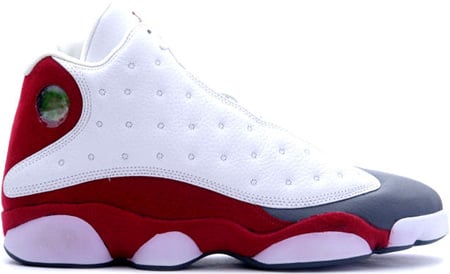 red and white 13 jordans
