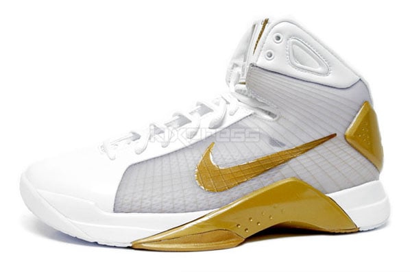 Nike Hyperdunk Olympic â€“ White  Gold