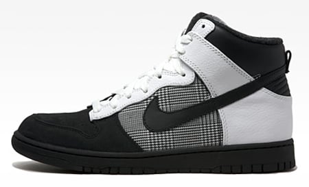 nike dunks black white. Nike Dunk High Premium - Black