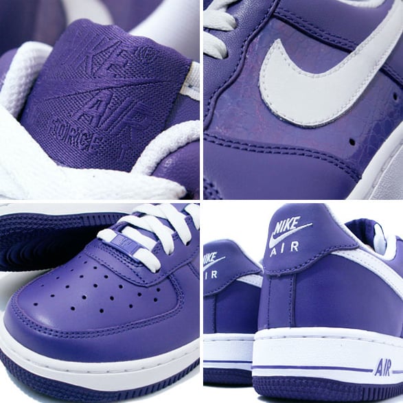 Nike Womens Air Force 1 - Varsity Purple / White | SneakerFiles