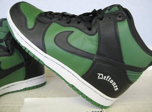 Nike Dunk High Deftones Black / Classic Green