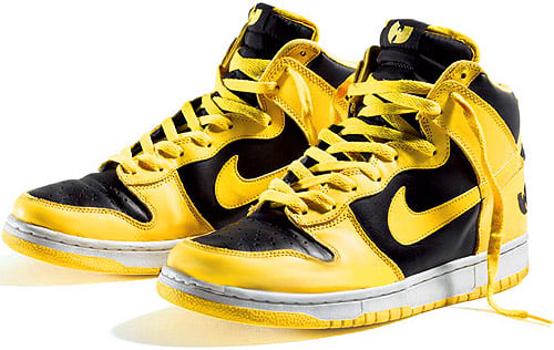 Nike Dunk High Wu Tang Clan Killa Bees Black / Bright Goldenrod / Black 