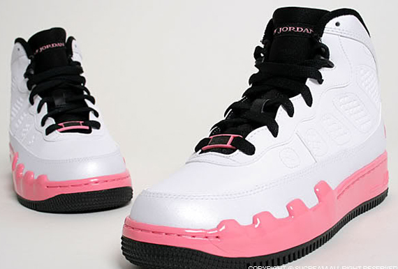 pink and white jordans. Air Jordan Force Fusion IX
