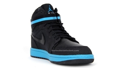 Air Jordan I High Strap Black/Orion-Blue Nylon 6