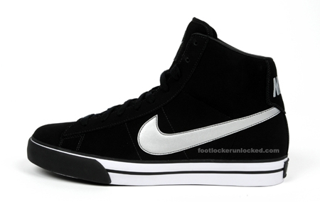 Nike Sweet Classic Mid - Black / Metallic Silver