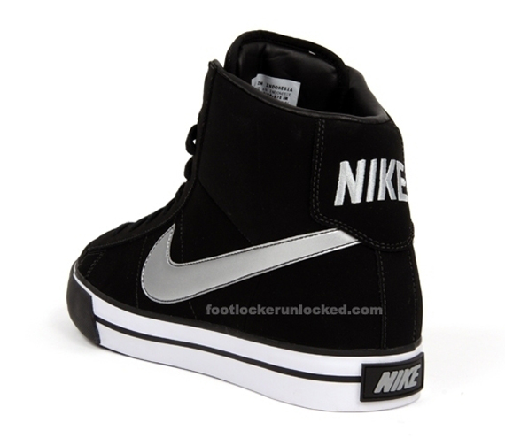 Nike Sweet Classic Mid - Black / Metallic Silver