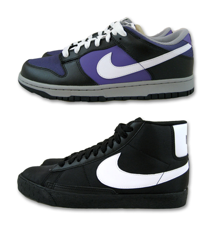 Nike October 2009 Releases - Dunk Low & Blazer High