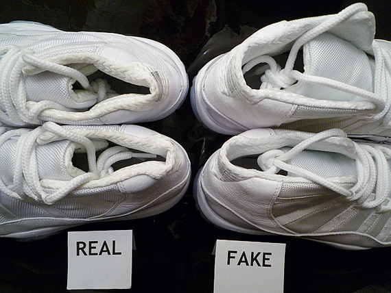 jordan 11 platinum tint real vs fake