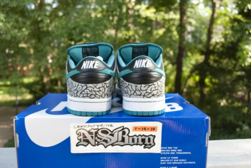 Nike SB Dunk Low 'Chrome Ball'- Elephant Custom