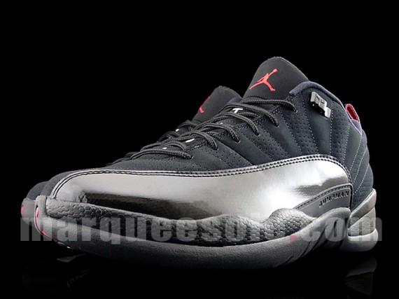 Air Jordan XII (12) Low Black/Red