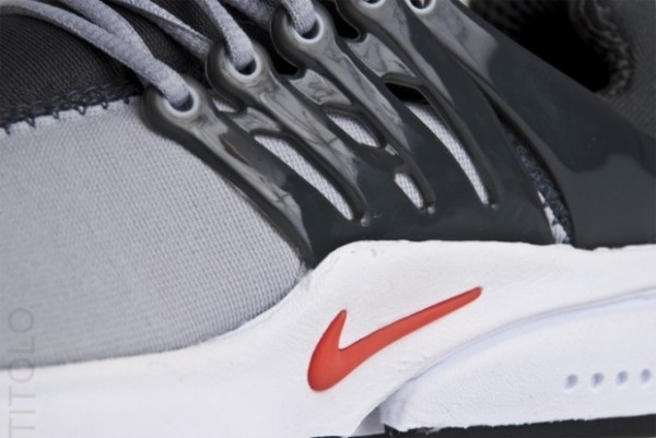 Nike Air Presto Black White + Wolf Grey Crimson Black