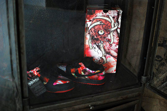Pushead x Nike SB Installation at Berlin's Civilist