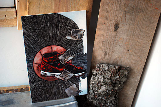 Pushead x Nike SB Installation at Berlin's Civilist