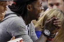 Celebrity Sneaker Watch: Lil Wayne Sits Courtside in the ’49ers’ Diamond Turf II