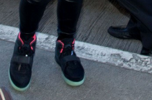 Kim Kardashian Heads to the Airport in the Nike Air Yeezy 2