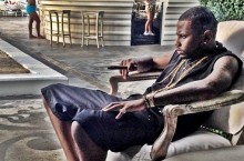 Celebrity Sneaker Watch: Fabolous Wears Nike Air Yeezy 2 in Miami