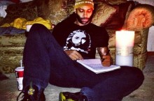 Celebrity Sneaker Watch: Joe Budden Writes Lyrics in Nike Air Foamposite Pro ‘Oregon Ducks’ Custom