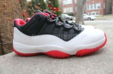 Air Jordan XI (11) Low ‘White/Black-Varsity Red’ | First Look
