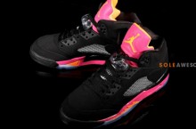Air Jordan V (5) GS ‘Black/Bright Citrus-Fusion Pink’ | New Images
