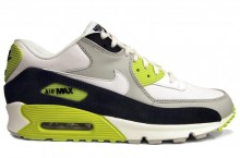 Nike Air Max 90 Premium ‘Strata Grey/White-Black-Cyber Yellow’