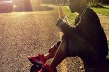 Celebrity Sneaker Watch: Joe Budden Wears Nike Air Force Max 2013 ‘Fire Red’