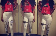 Celebrity Sneaker Watch: Teyana Taylor Posted Up In ‘Chicago’ 10′s