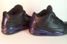 “Invisibility Cloak” Air Jordan III (3) Customs by Overdose of Opulence Customs