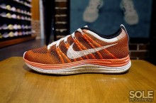 Nike WMNS Flyknit Lunar 1+ ‘Orange/White-Black’