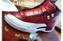 “Toro Bravo” Air Jordan XII (12) by Dheezy Customs