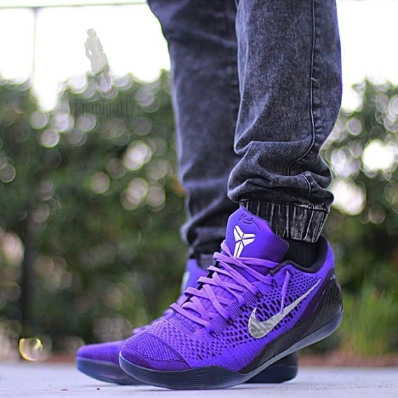 Nike Kobe 9 Elite Low 'Hyper Grape' - On-Foot Images ...
 Kobe 9 Low On Feet