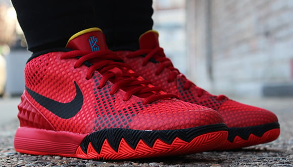 all red kyrie 1s
