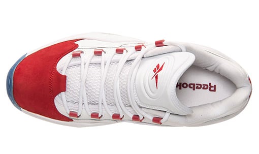 Reebok Question Low White Red