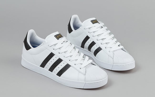 adidas Superstar Vulc ADV White Black | SneakerFiles