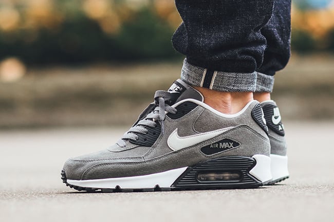 Nike Air Max 90 Leather Tumbled Grey | SneakerFiles