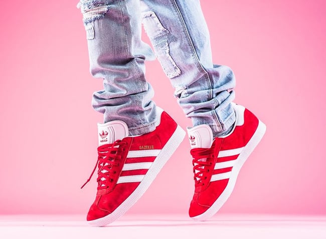 red and white gazelles