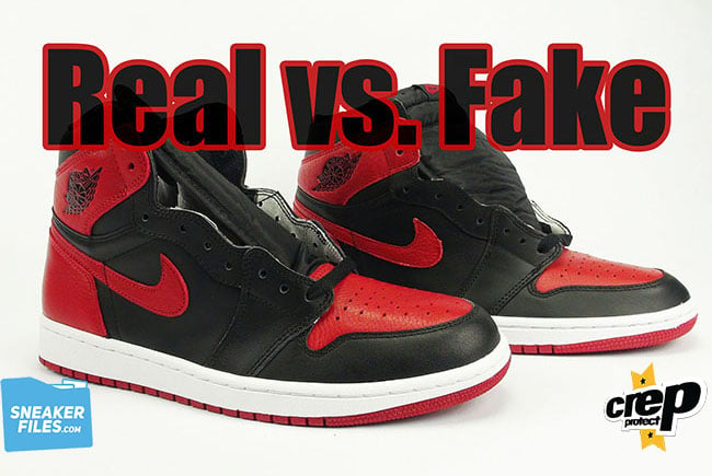 Real vs. Fake Air Jordan 1 Banned | SneakerFiles