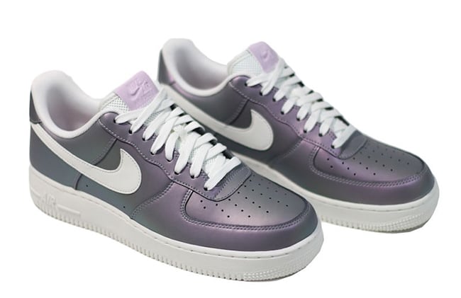 nike air force 1 iridescent purple