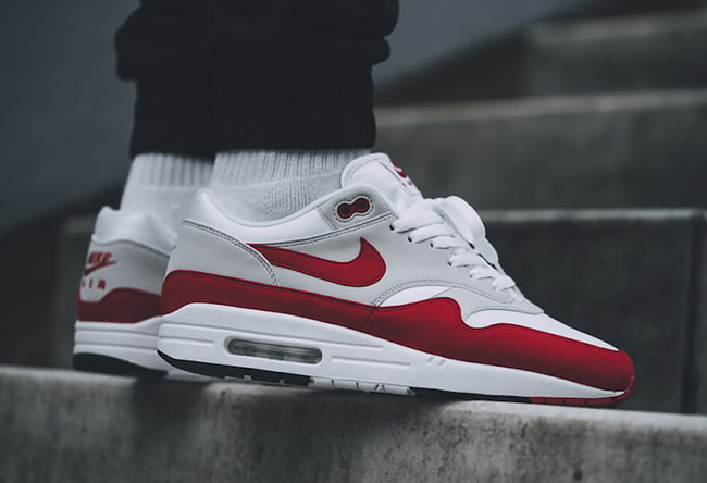 Nike Air Max 1 University Red OG Anniversary 908375-100 Release Date