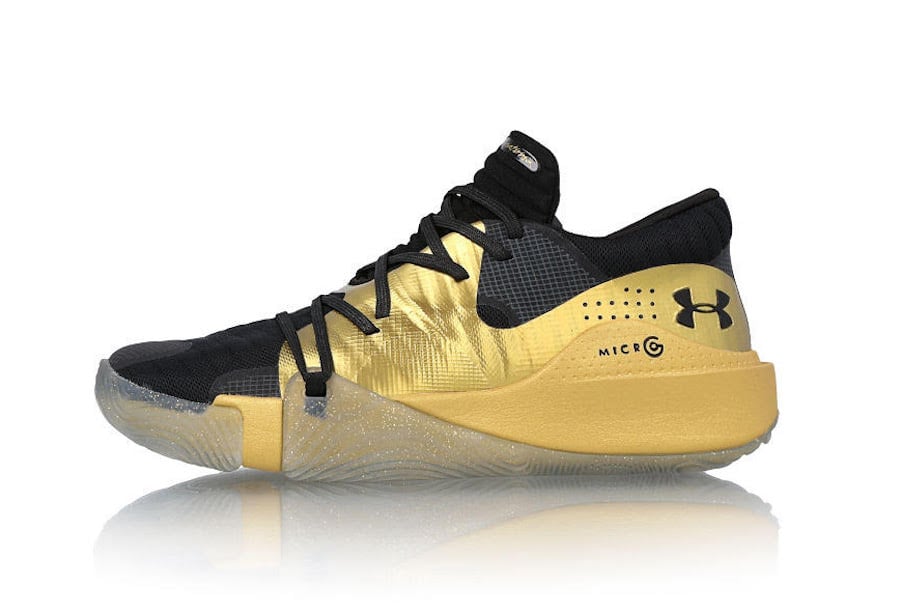 Reductor policía Ganar control Under Armour Spawn Anatomix Black Metallic Gold Release Date | Under Armour  on the waistband and the right leg | FitforhealthShops