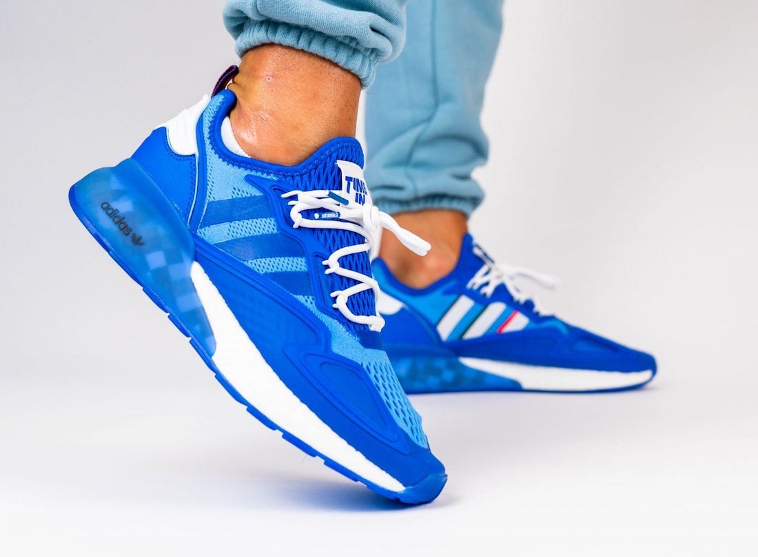 Ninja adidas schuhe kinder blau shoes 