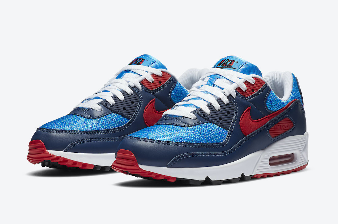 yellow blue and red air max