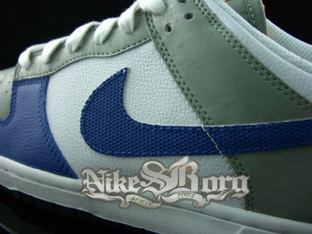New Nike Dunk Low Blue/Grey-White Sample