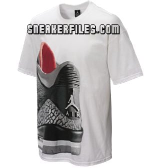 Air Jordan Retro 3 Black/Cement Shirt
